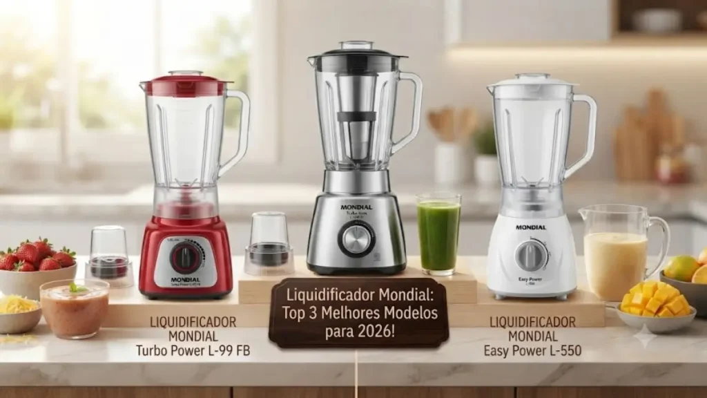 Liquidificador Mondial: Top 3 Melhores Modelos para 2026!