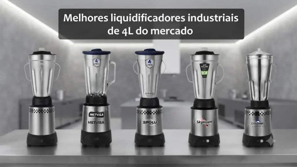 Melhores Liquidificadores Industriais de 4L: Guia Definitivo