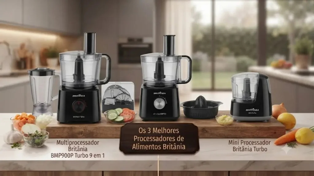 Top3 Melhores Processadores de alimentos Britânia